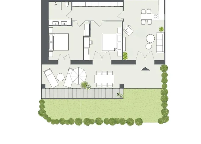Apartament Exclusive Garden With View & Pool Musso